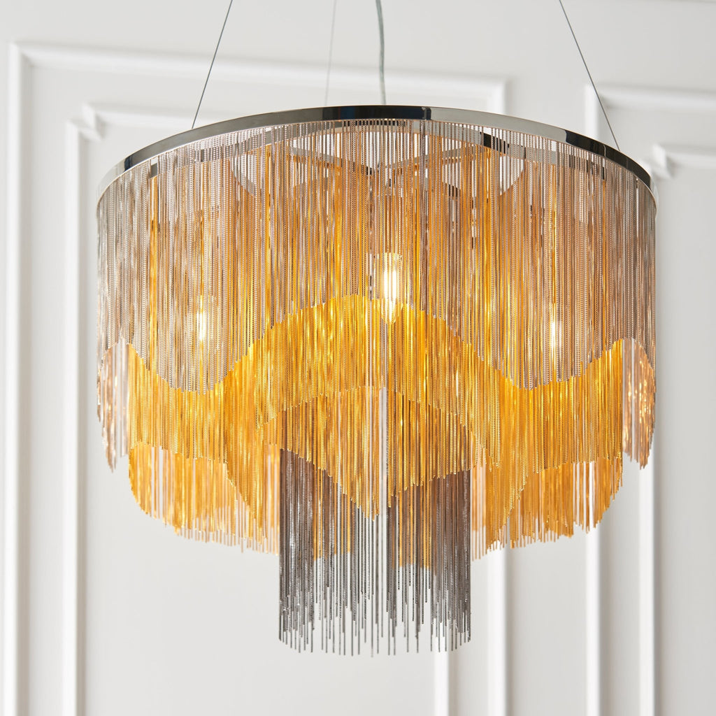 Luminosity Designs - Jules Cascading Chain Pendant - Luminosity Designs Ltd