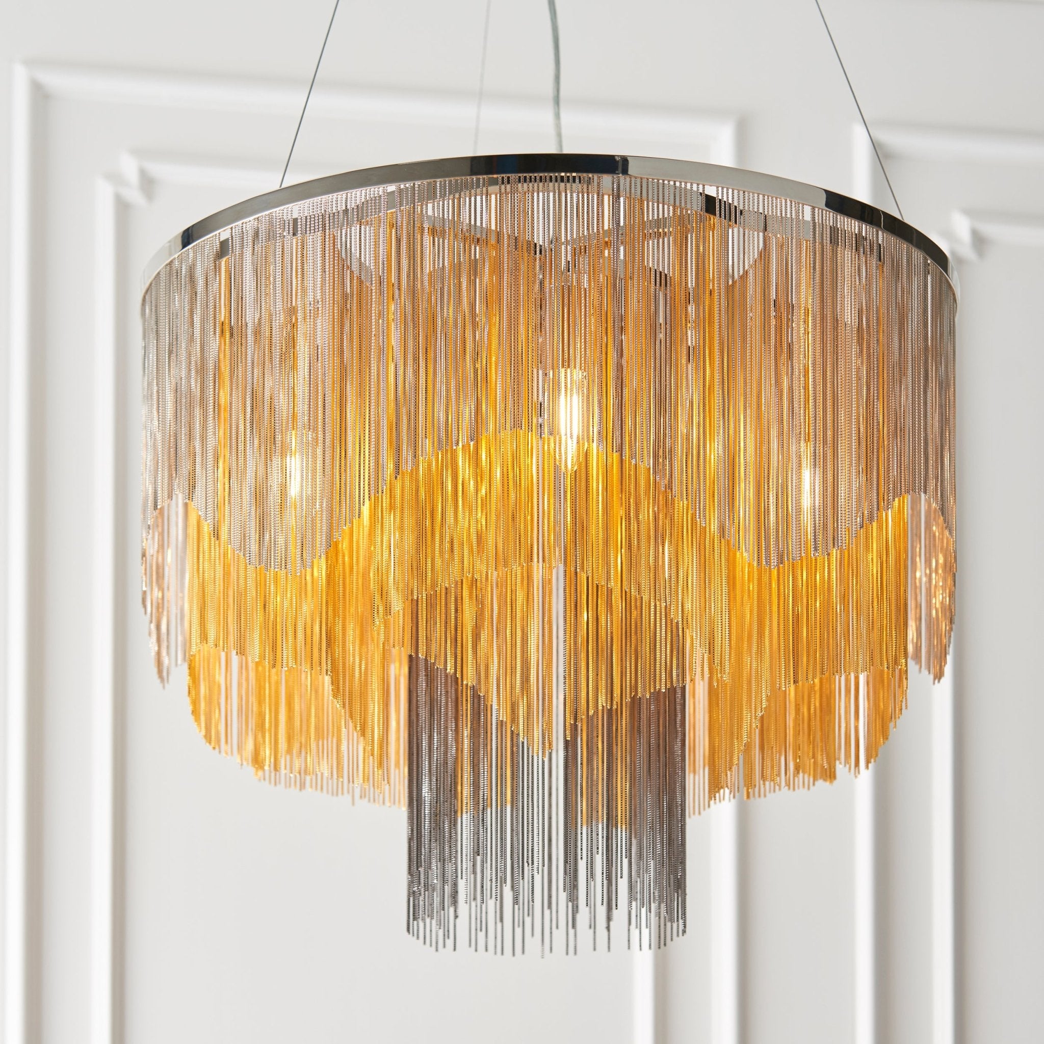 Luminosity Designs - Jules Cascading Chain Pendant - Luminosity Designs Ltd