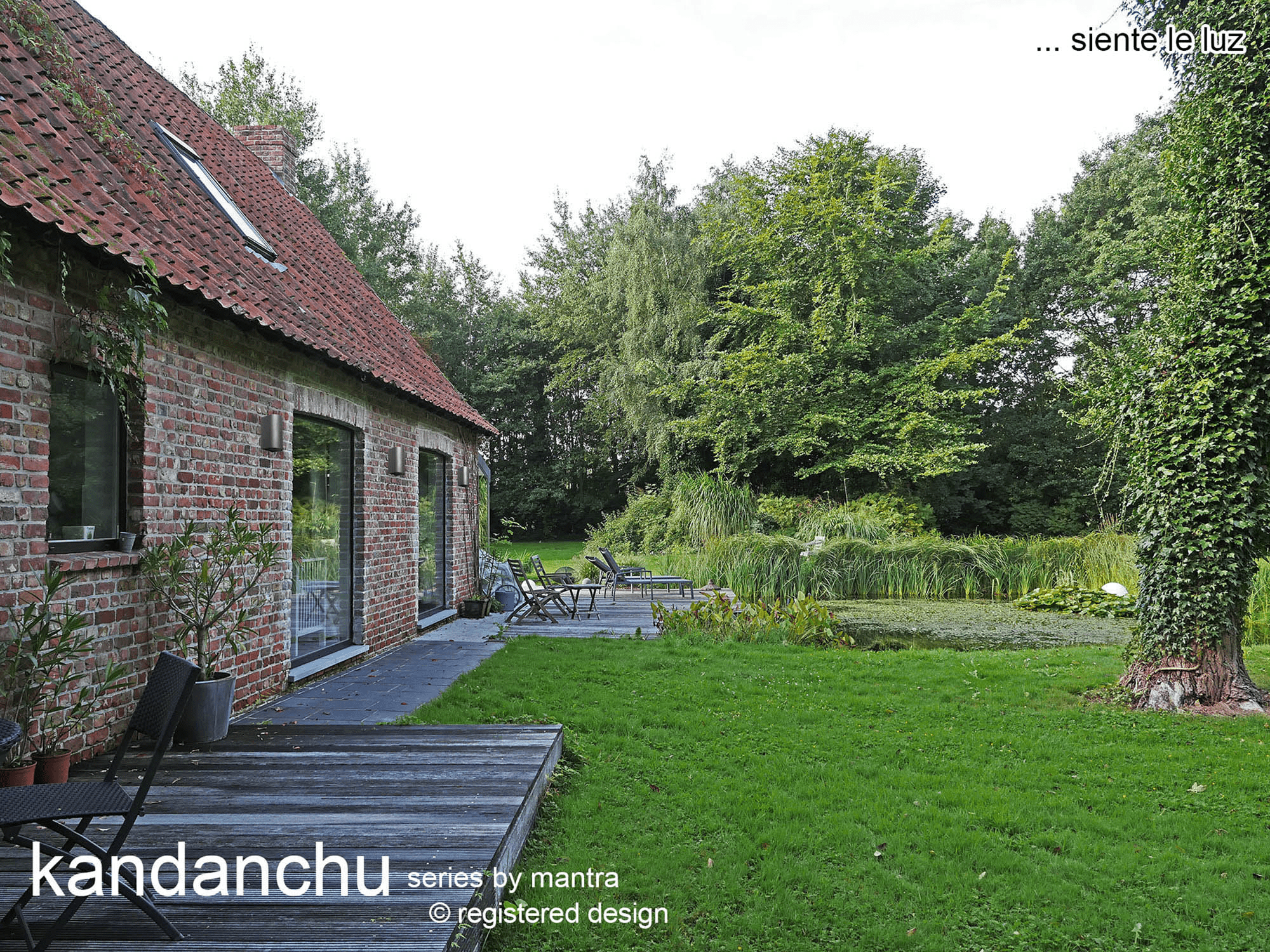 inspired - Kandanchu Outdoor Squared Up / Down Light, 2x GU10, IP54 - Luminosity Designs Ltd