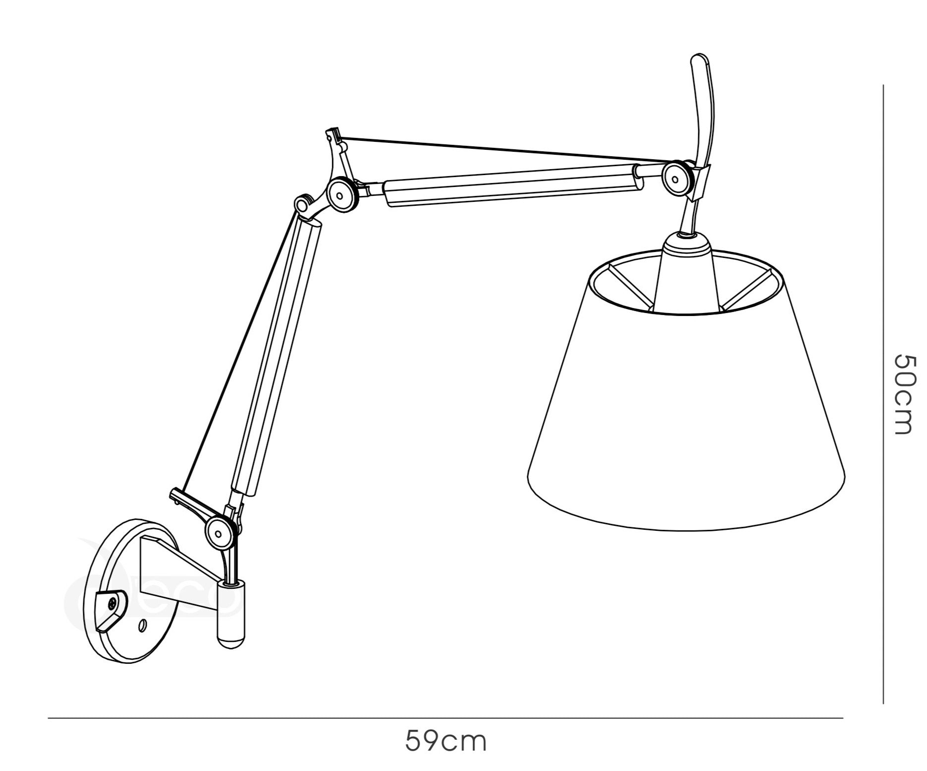 inspired - Karis Wall Lamp - Luminosity Designs Ltd