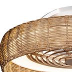 Mantra - Kilimanjaro LED Dimmable Ceiling Light With Built - In Fan - Remote Control - Luminosity Designs Ltd