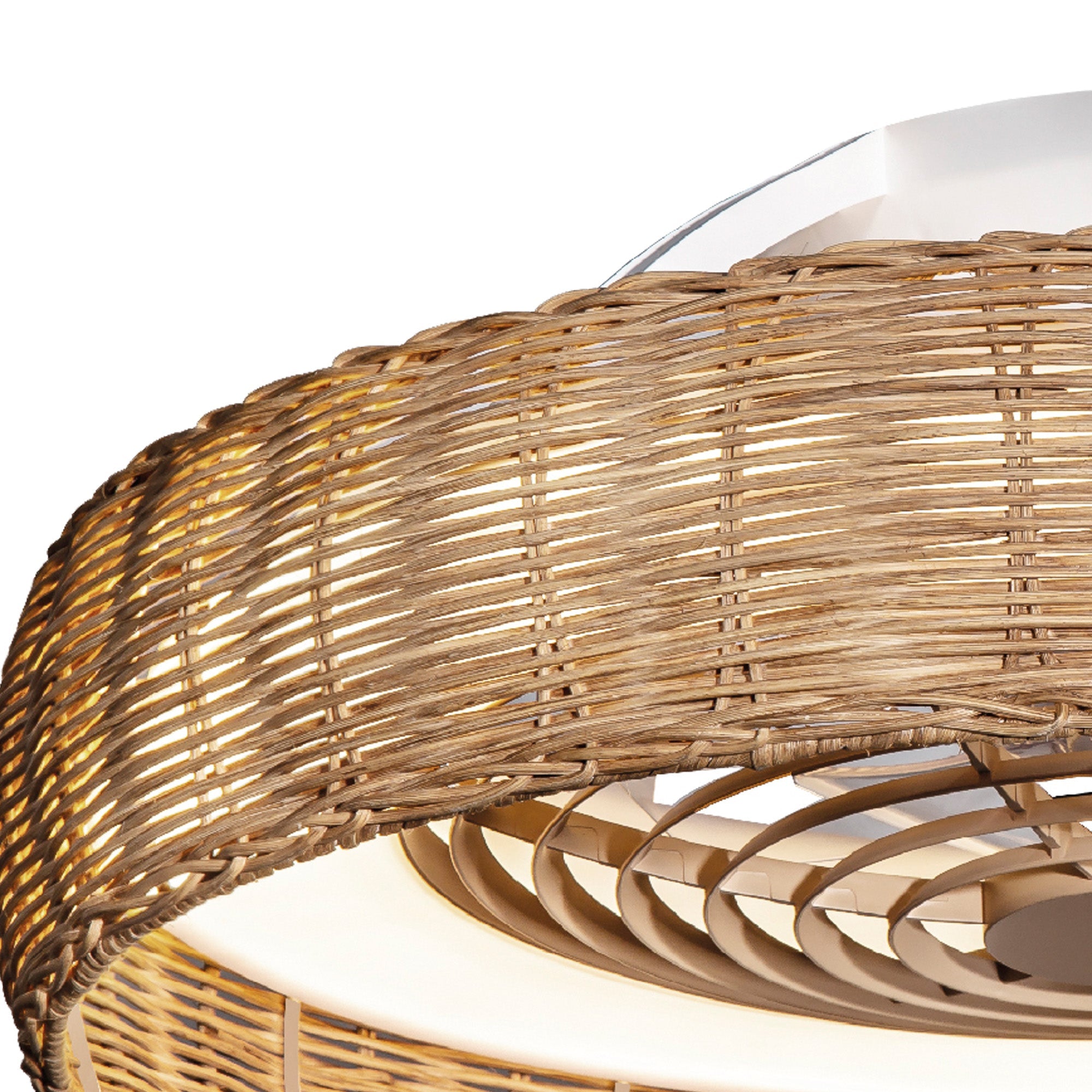 Mantra - Kilimanjaro LED Dimmable Ceiling Light With Built - In Fan - Remote Control - Luminosity Designs Ltd