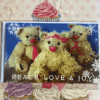 Kitty B Bears - Kitty B Bears Christmas Cards - 5 Designs - Luminosity Designs Ltd
