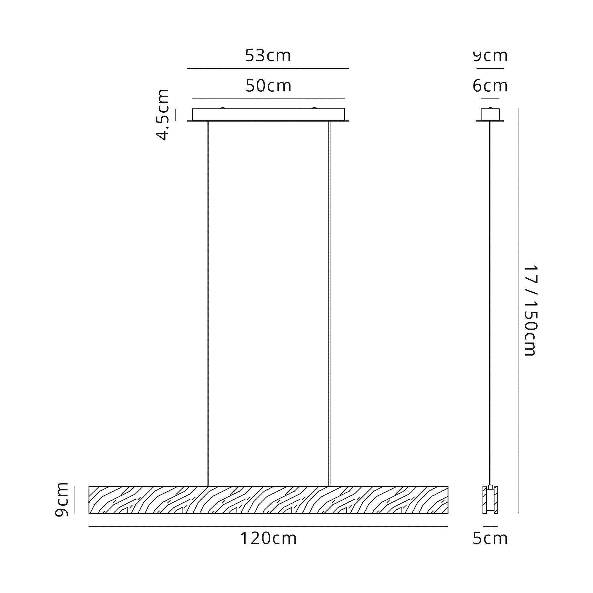 Luminosity Designs - Klaus Bar Pendant - Luminosity Designs Ltd