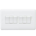 Knightsbridge - Knightsbridge White Plastic Light Switches - Luminosity Designs Ltd