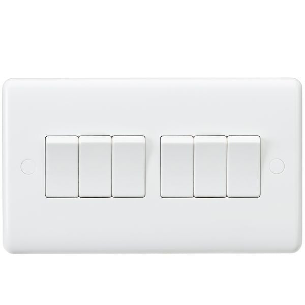 Knightsbridge - Knightsbridge White Plastic Light Switches - Luminosity Designs Ltd