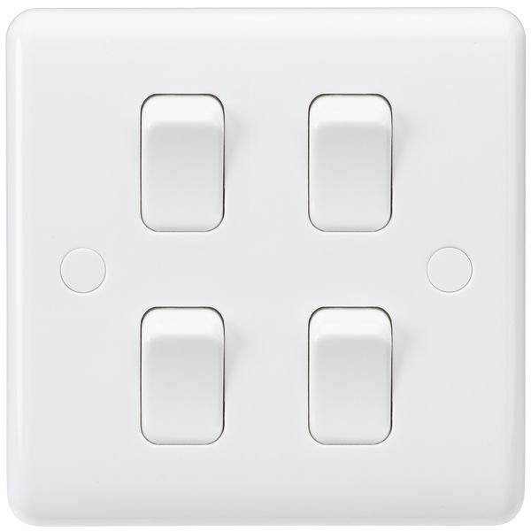 Knightsbridge - Knightsbridge White Plastic Light Switches - Luminosity Designs Ltd