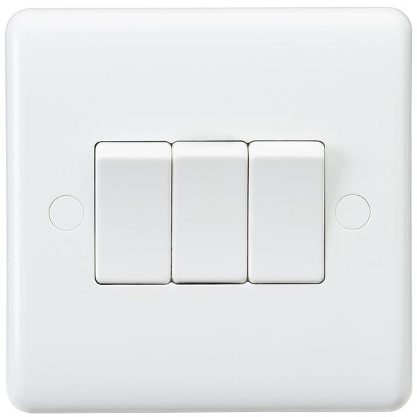 Knightsbridge - Knightsbridge White Plastic Light Switches - Luminosity Designs Ltd