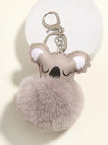 Luminosity Designs - Koala Pompom Bag Charm / Keyring - Luminosity Designs Ltd