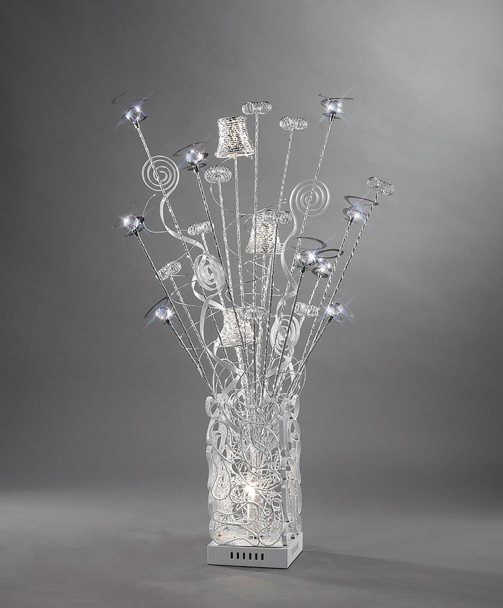 Luminosity Designs - Koil Crystal Contemporary Table Lamp by Cassia Twigue - Luminosity Designs Ltd