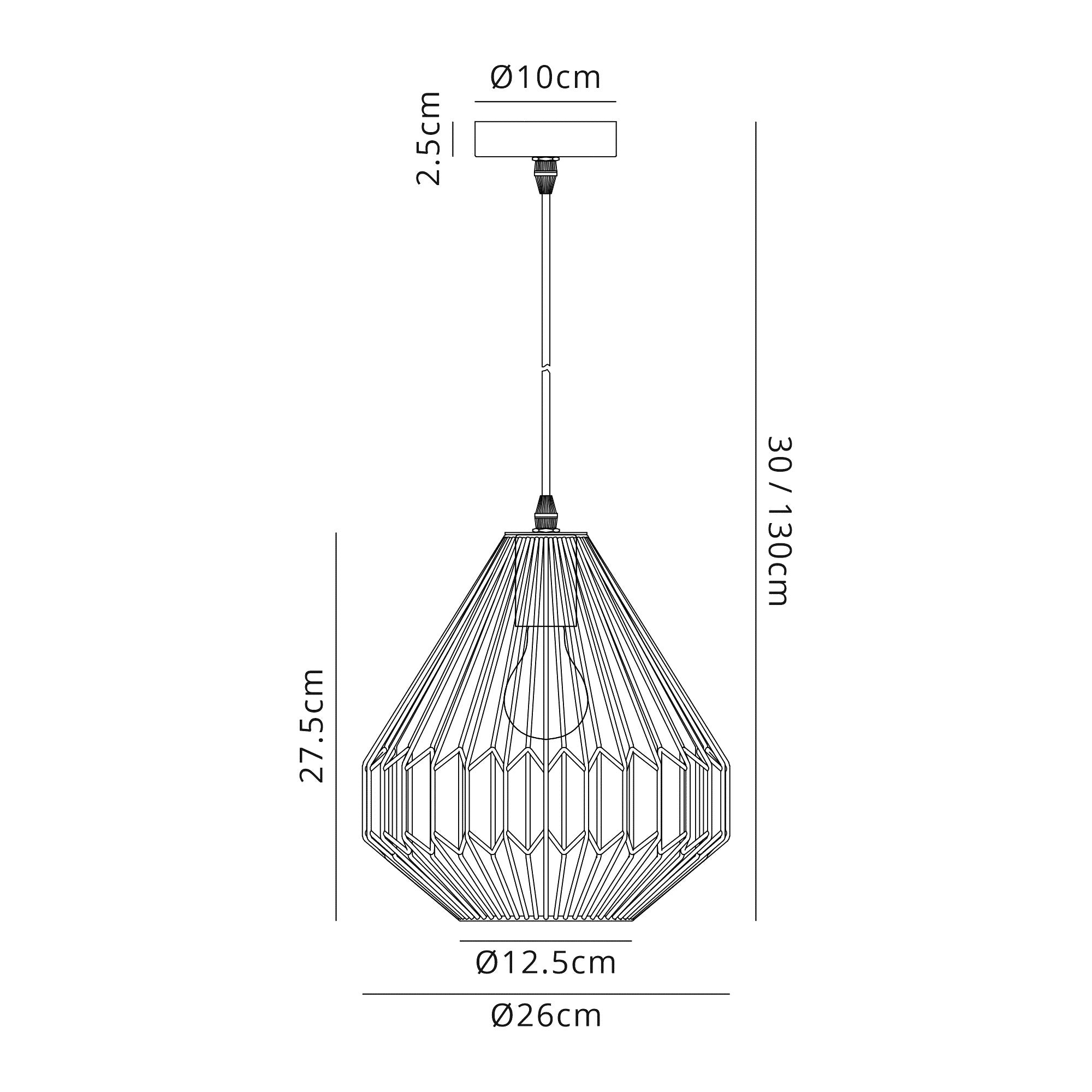 Luminosity Designs - Krackov Copper Pendant - Luminosity Designs Ltd