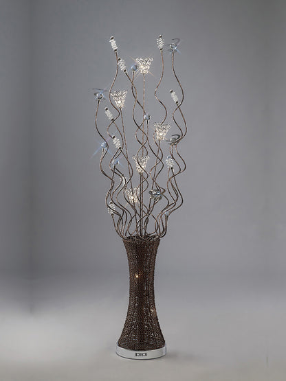 Kristal Crystal Flower Floor Lamp by Cassia Twigue