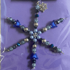 TG Arts - Large Crystal Snowflake Decoration - Luminosity Designs Ltd