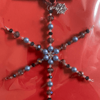 TG Arts - Large Crystal Snowflake Decoration - Luminosity Designs Ltd