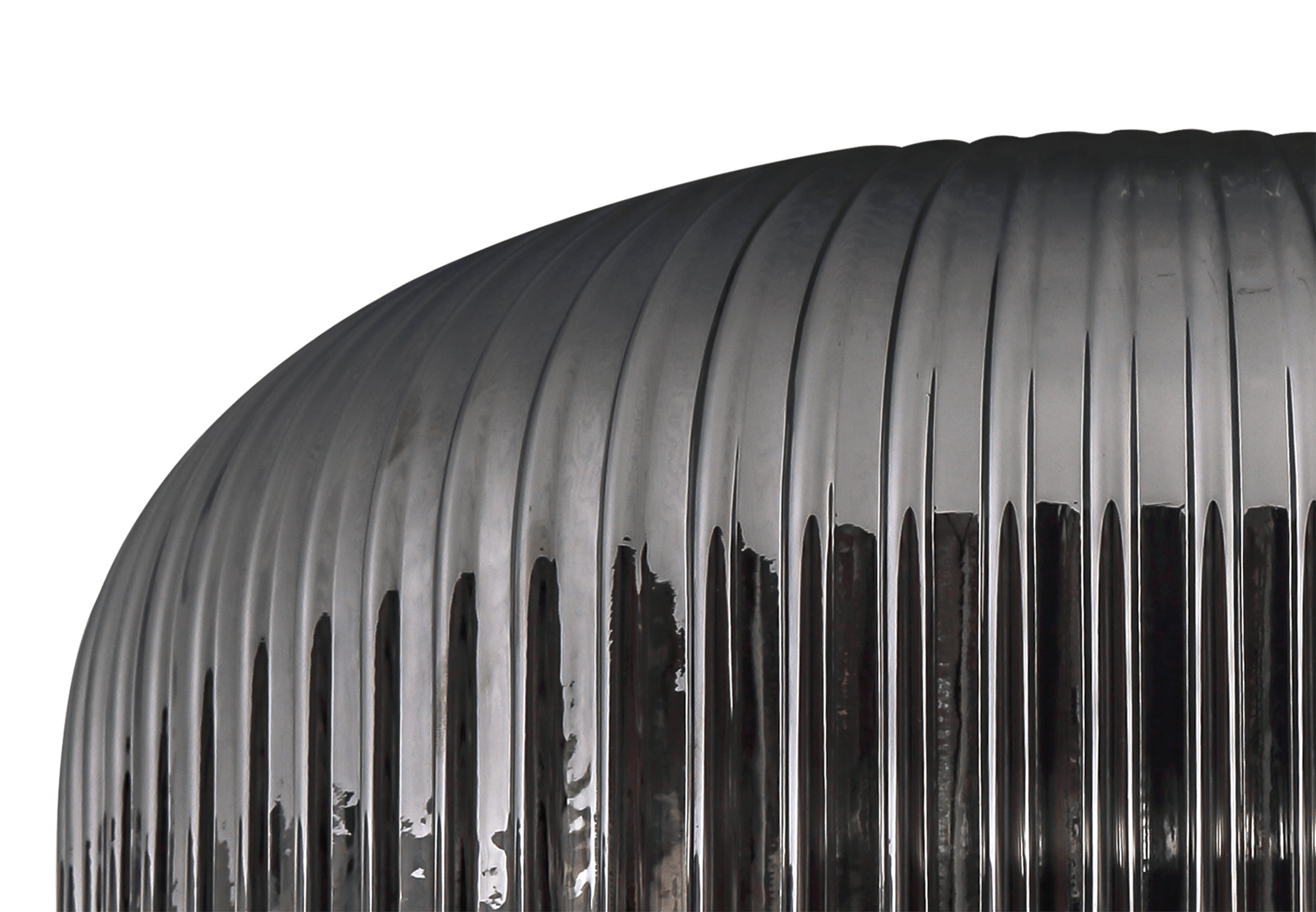 Luminosity Designs - Large Pendulum Ribbed Glass Shades - Luminosity Designs Ltd