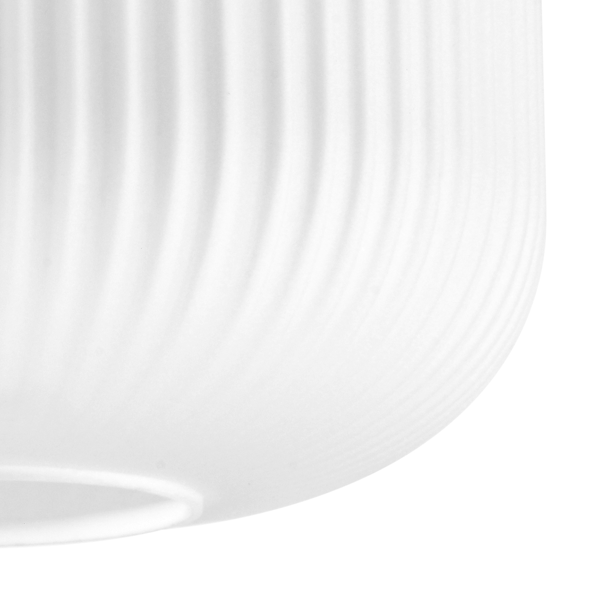 Luminosity Designs - Large Pendulum Ribbed Glass Shades - Luminosity Designs Ltd