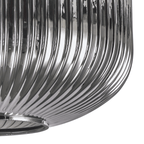 Luminosity Designs - Large Pendulum Ribbed Glass Shades - Luminosity Designs Ltd