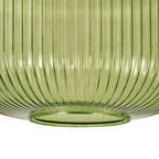 Luminosity Designs - Large Pendulum Ribbed Glass Shades - Luminosity Designs Ltd