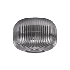 Luminosity Designs - Large Pendulum Ribbed Glass Shades - Luminosity Designs Ltd