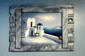 TG Arts - Large Rustic Landscape Painting - Traditional Village - Luminosity Designs Ltd
