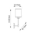 Luminosity Designs Ltd - Leeds Classic Wall Light - Luminosity Designs Ltd