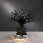 Luminosity Designs - Lenore Crystal Flower Table Lamp by Cassia Twigue - Luminosity Designs Ltd