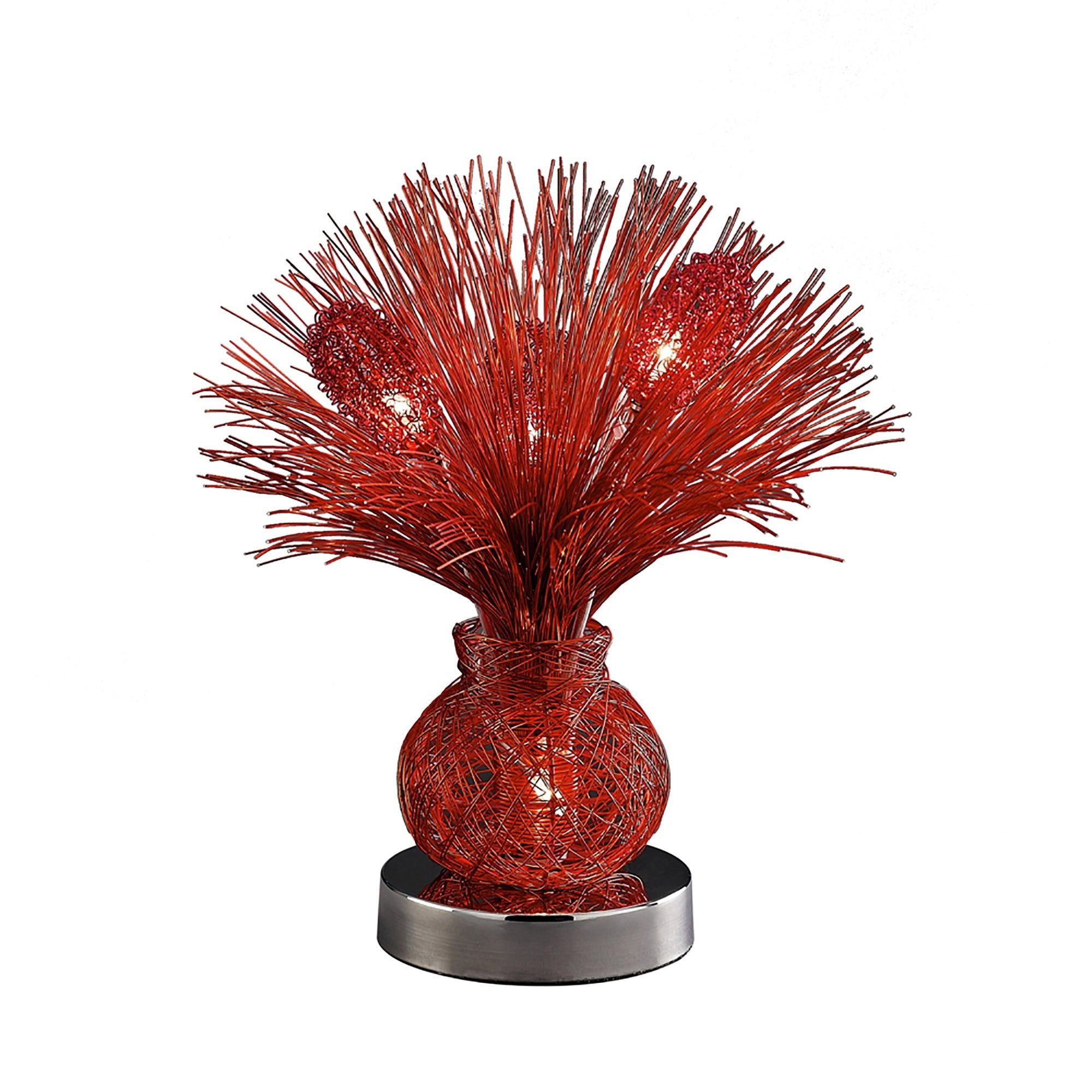 Luminosity Designs - Lenore Crystal Flower Table Lamp by Cassia Twigue - Luminosity Designs Ltd
