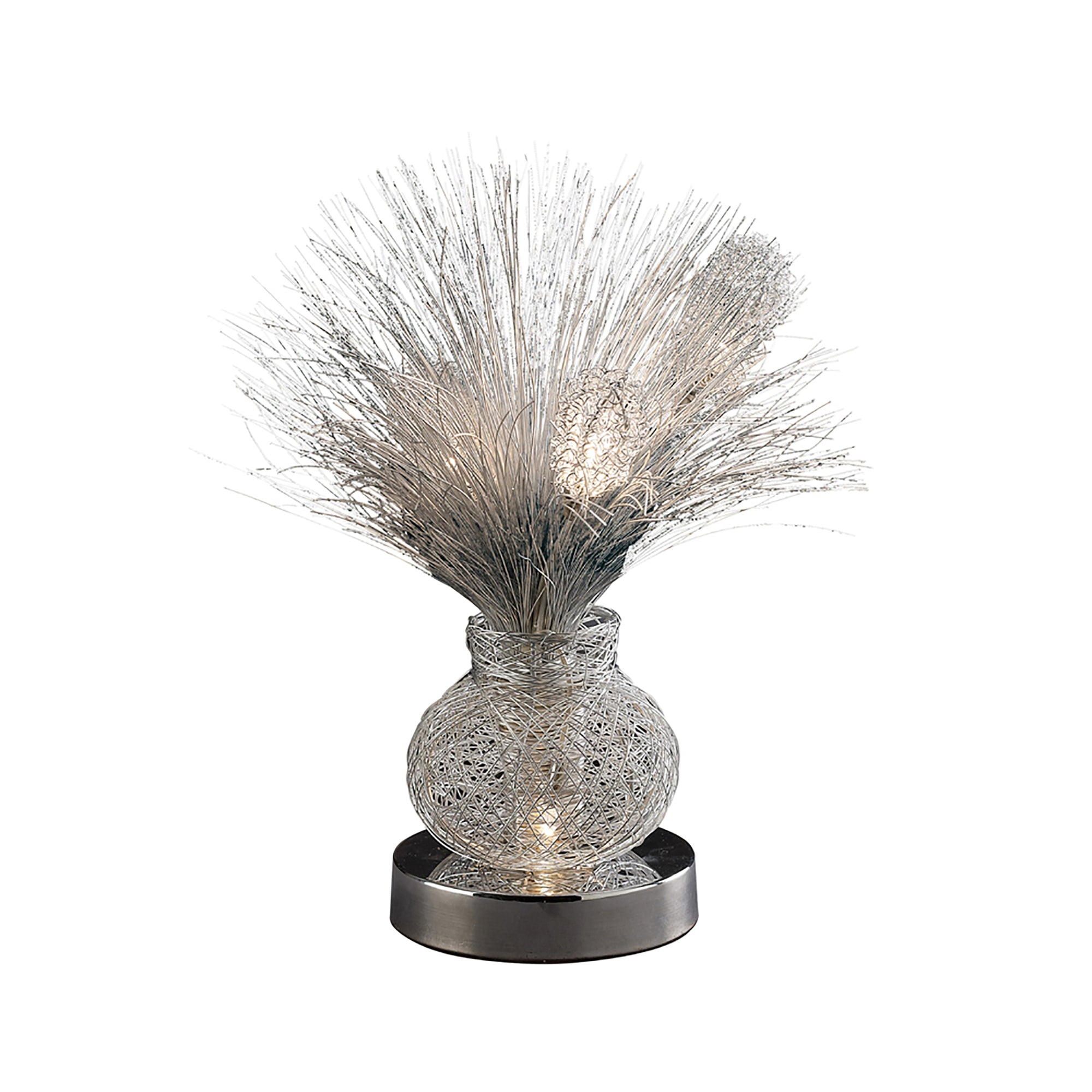 Luminosity Designs - Lenore Crystal Flower Table Lamp by Cassia Twigue - Luminosity Designs Ltd