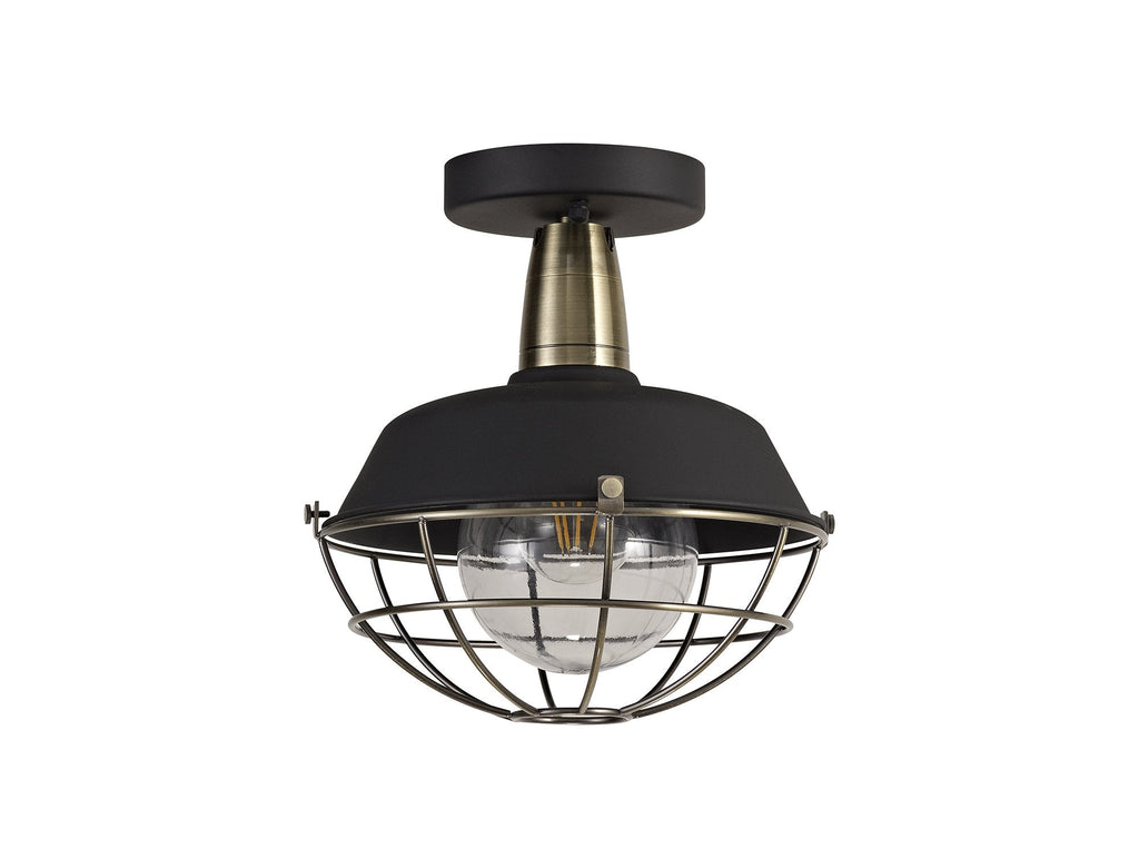 Luminosity Designs - Locomotive Semi Flush Ceiling Light - Luminosity Designs Ltd