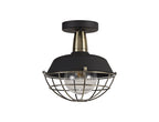 Luminosity Designs - Locomotive Semi Flush Ceiling Light - Luminosity Designs Ltd