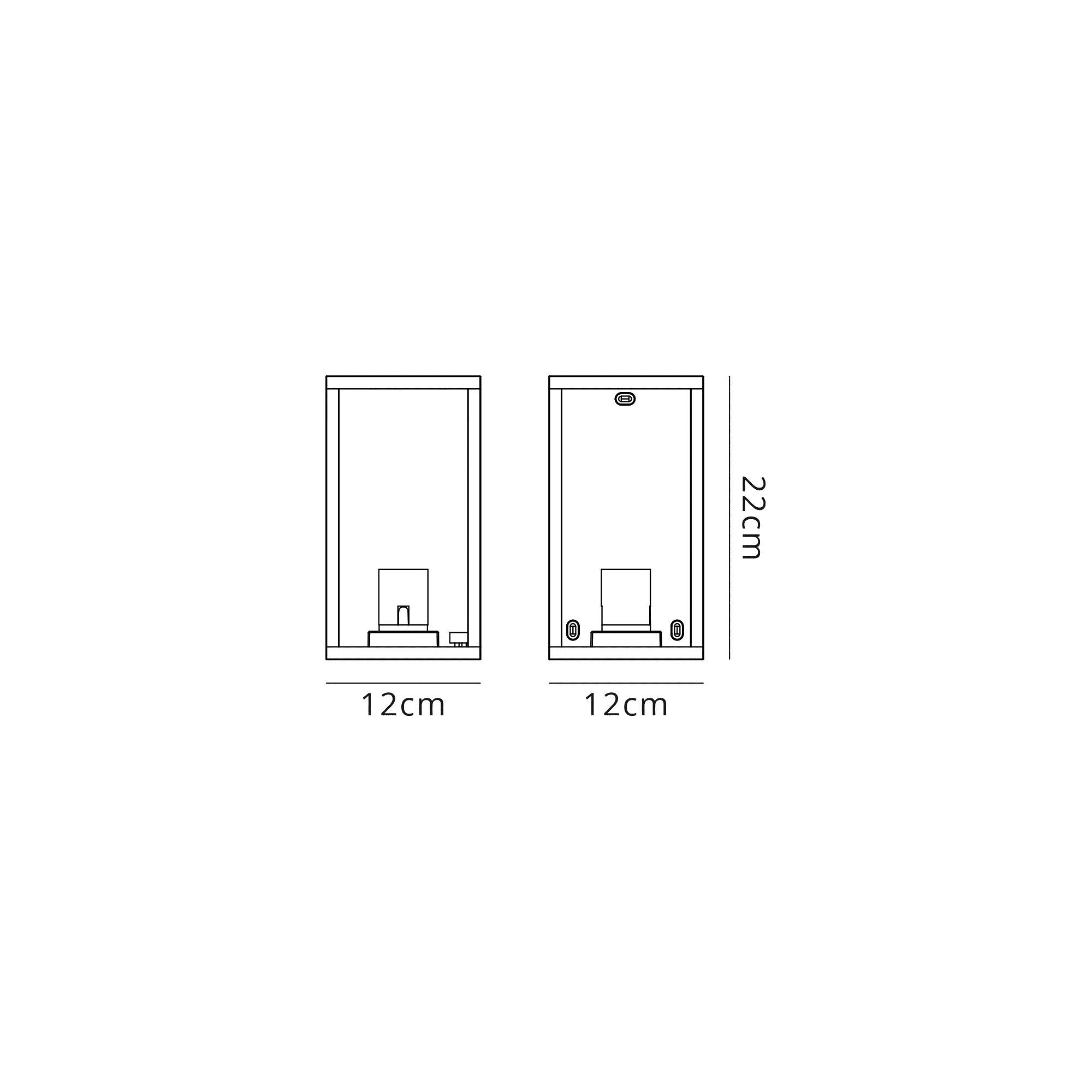 Luminosity Designs - London Flush Wall Light - Luminosity Designs Ltd