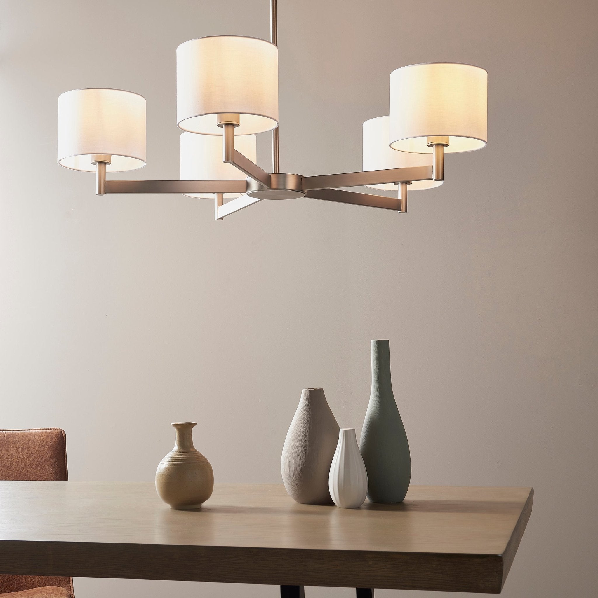 Luminosity Designs - Lora 5 Light Contemporary Ceiling Fitting - Luminosity Designs Ltd