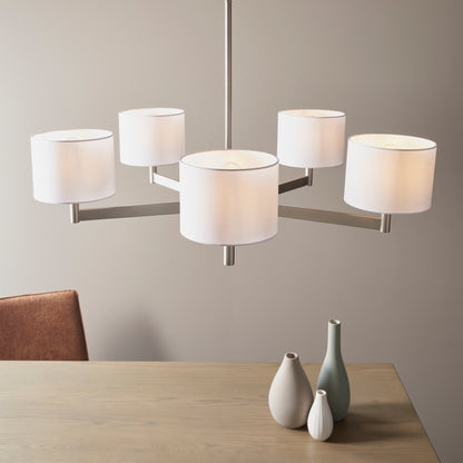 Lora 5 Light Contemporary Ceiling Fitting