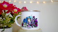 K Republic - Mad Hatter Vintage Style Enamel Mug - Luminosity Designs Ltd