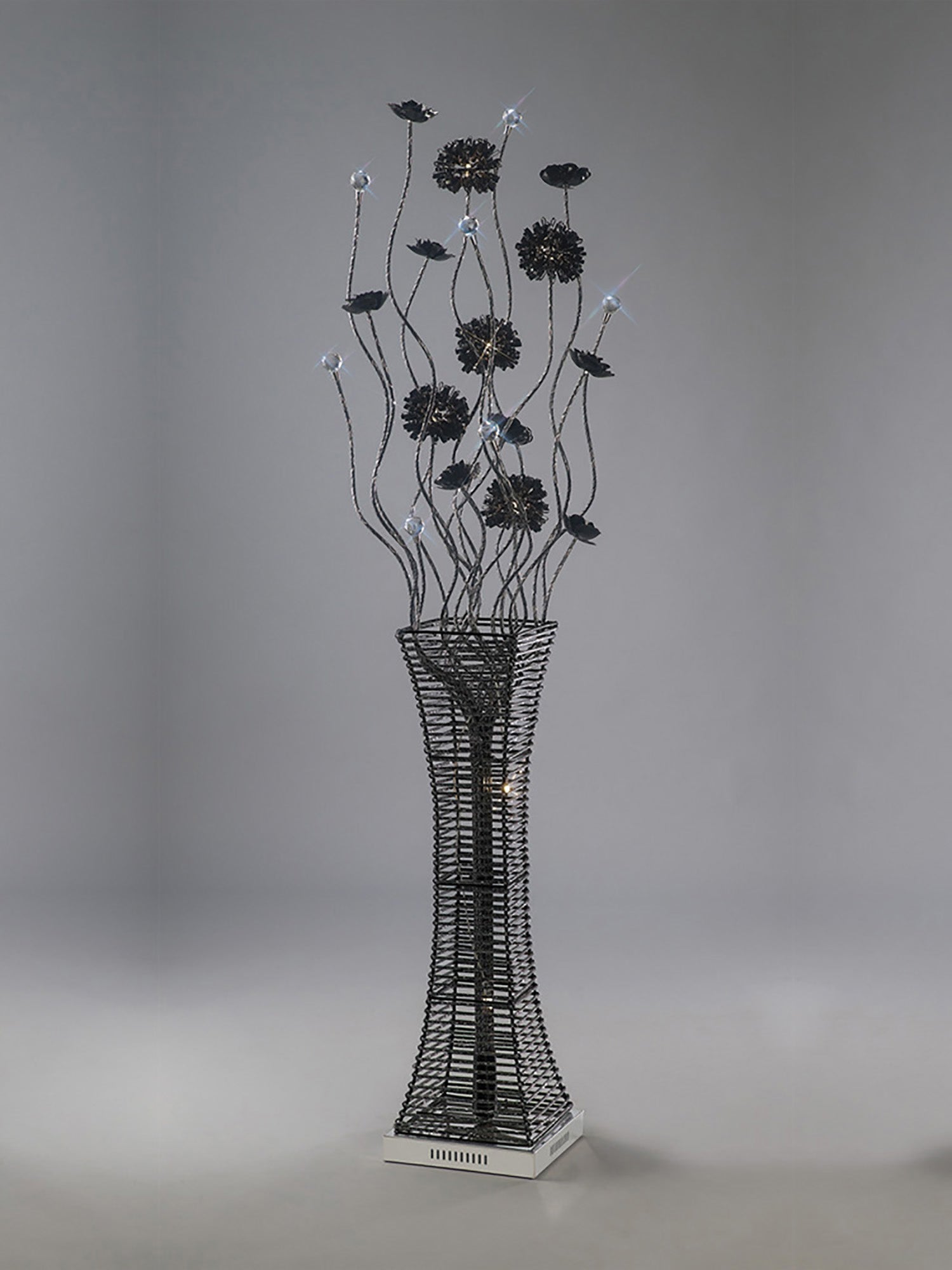 Luminosity Designs - Majella Crystal Flower Floor Lamp by Cassia Twigue - Luminosity Designs Ltd