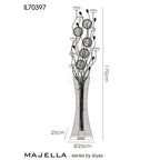 Luminosity Designs - Majella Crystal Flower Floor Lamp by Cassia Twigue - Luminosity Designs Ltd