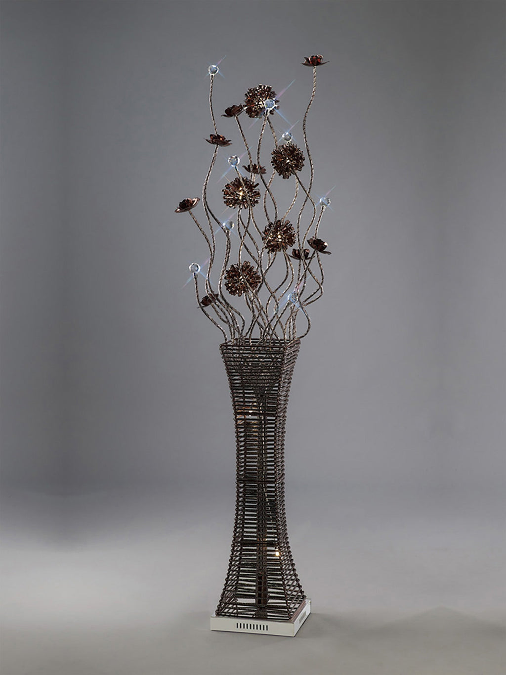 Luminosity Designs - Majella Crystal Flower Floor Lamp by Cassia Twigue - Luminosity Designs Ltd
