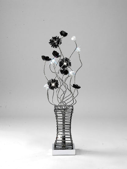 Majella Crystal Flower Table Lamp by Cassia Twigue