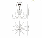 Mantra - Mantra M5560 Versailles LED Polished Chrome Pendant - Luminosity Designs Ltd