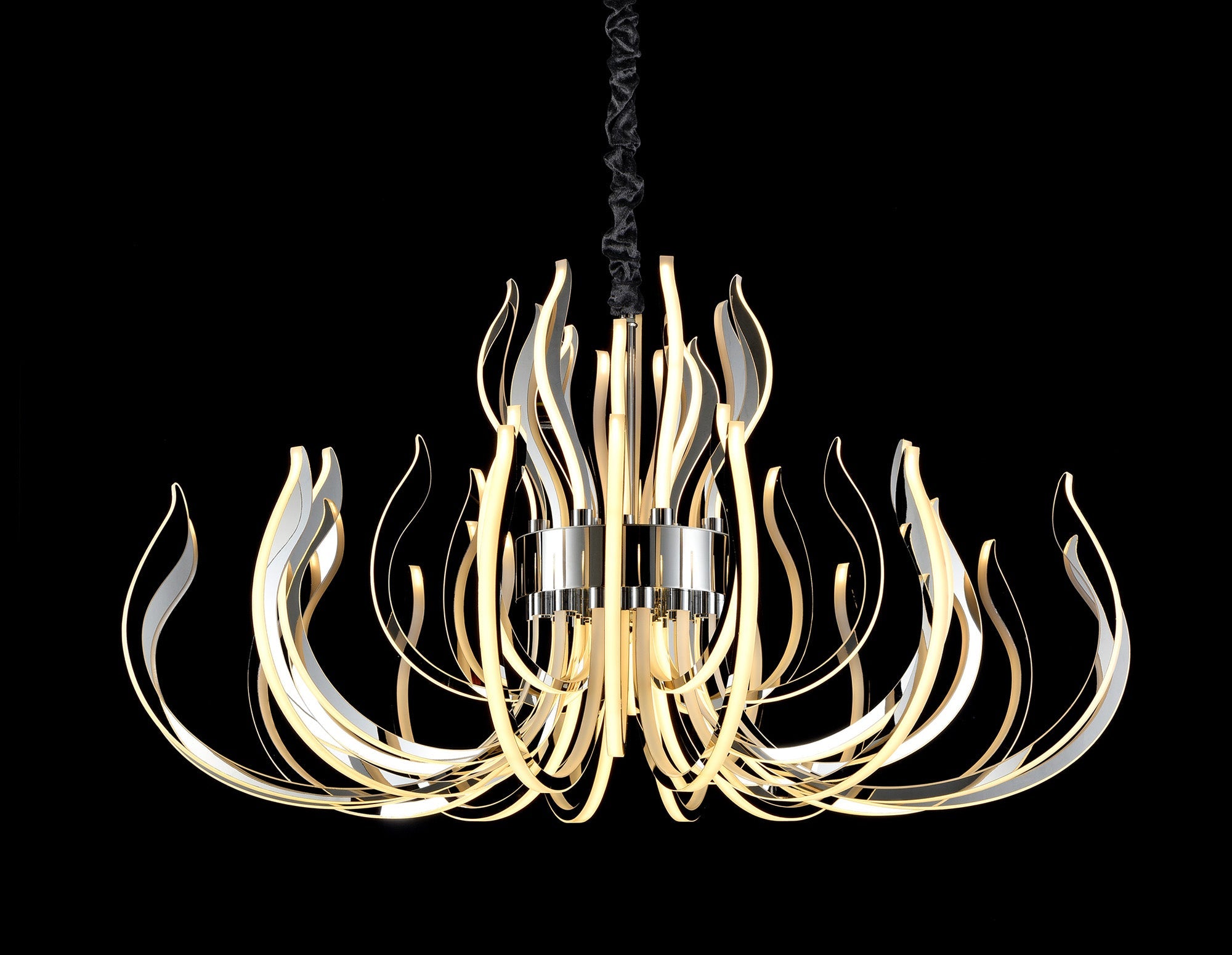 Mantra - Mantra M5565 Versailles LED Polished Chrome Extra Large Pendant - Luminosity Designs Ltd