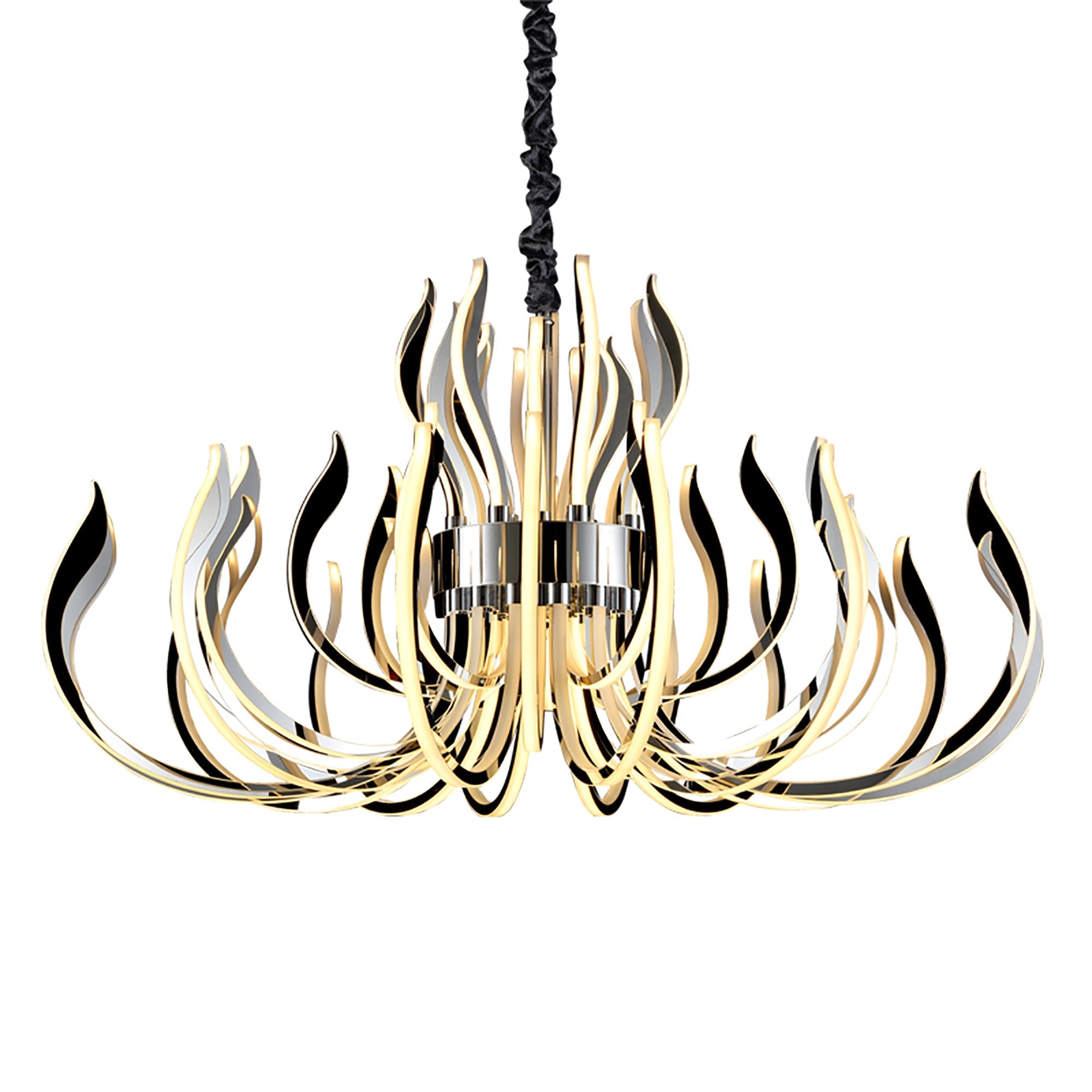 Mantra - Mantra M5565 Versailles LED Polished Chrome Extra Large Pendant - Luminosity Designs Ltd