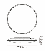 Mantra - Mantra Slim CCT Switchable Ultra Thin Ceiling Light - Luminosity Designs Ltd