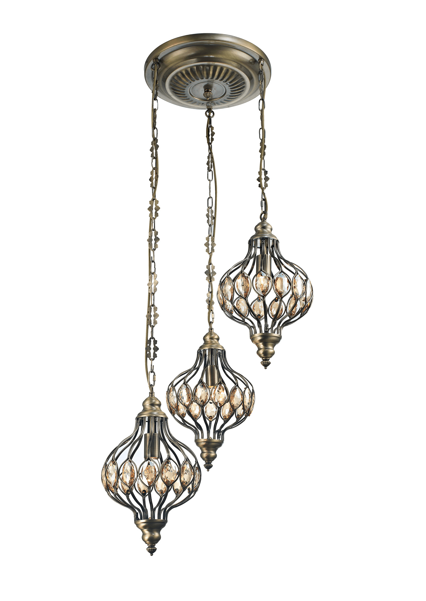 Luminosity Designs - Marisa Crystal Large Multi Pendant - Luminosity Designs Ltd