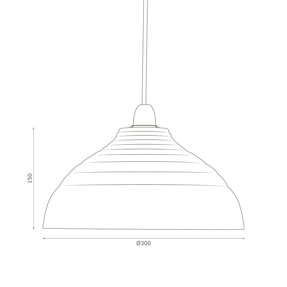 Oaks Lighting - Matese Industrial Pendant Shade - Luminosity Designs Ltd