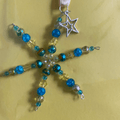 TG Arts - Medium Crystal Snowflake Decoration - Luminosity Designs Ltd