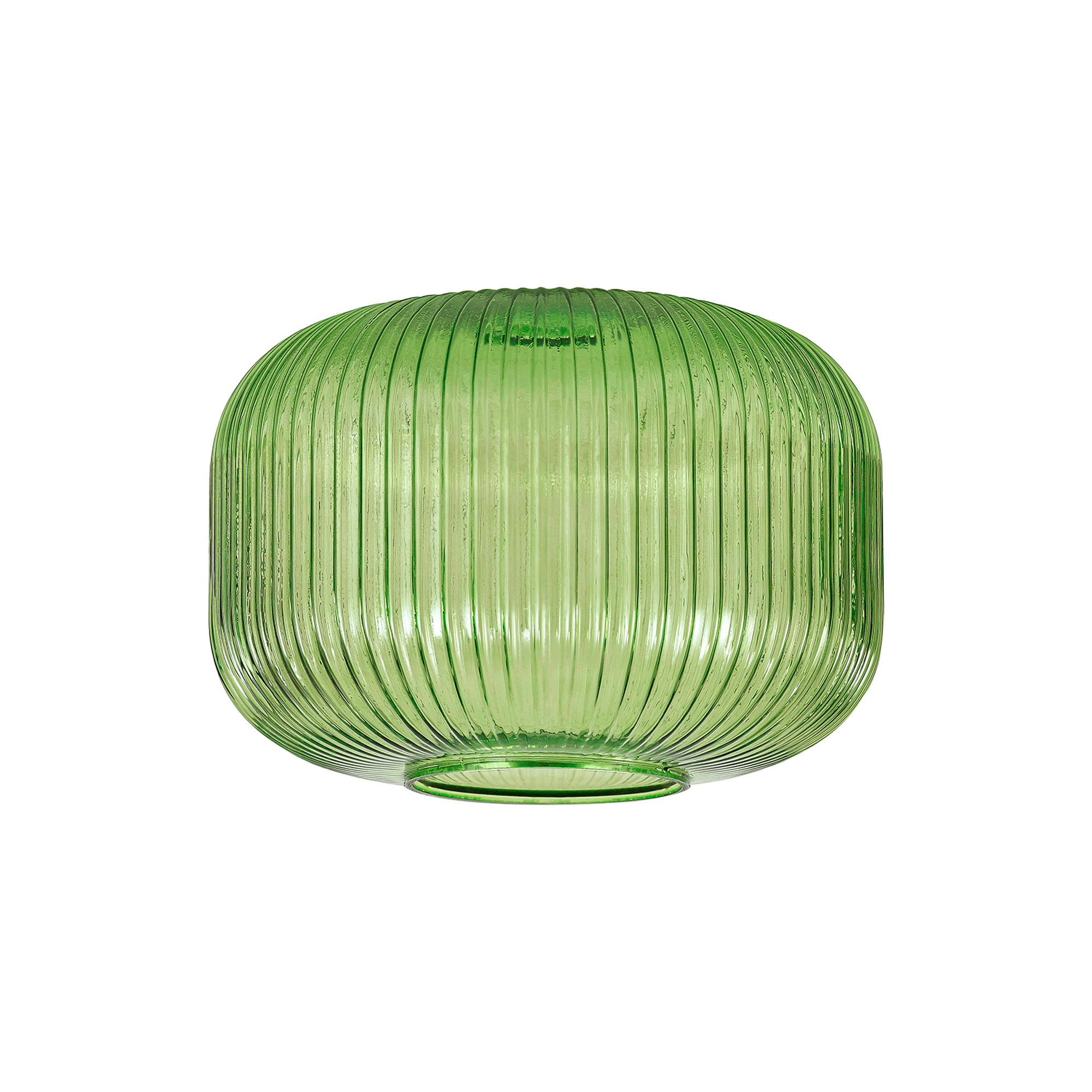 Luminosity Designs - Medium Pendulum Ribbed Glass Shades - Luminosity Designs Ltd