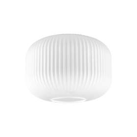 Luminosity Designs - Medium Pendulum Ribbed Glass Shades - Luminosity Designs Ltd