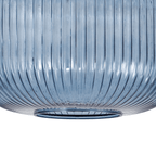 Luminosity Designs - Medium Pendulum Ribbed Glass Shades - Luminosity Designs Ltd