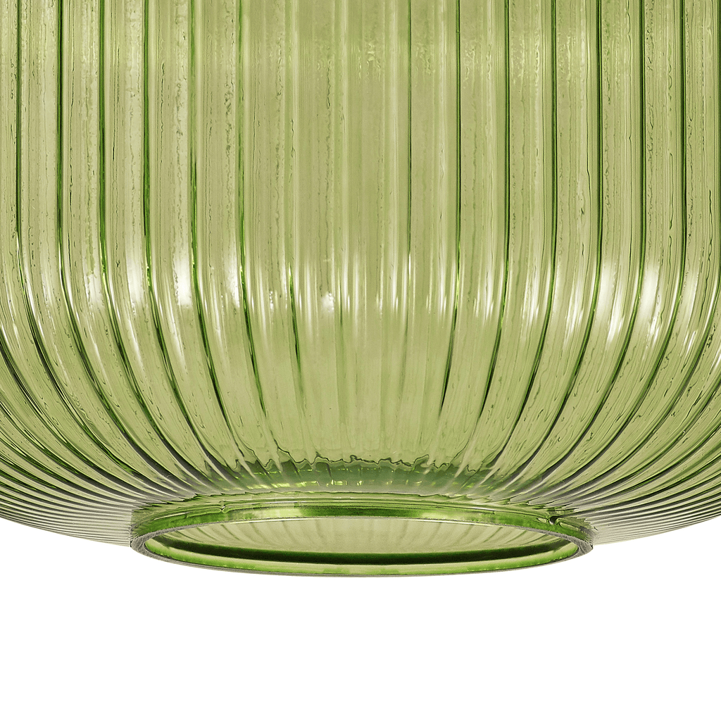 Luminosity Designs - Medium Pendulum Ribbed Glass Shades - Luminosity Designs Ltd
