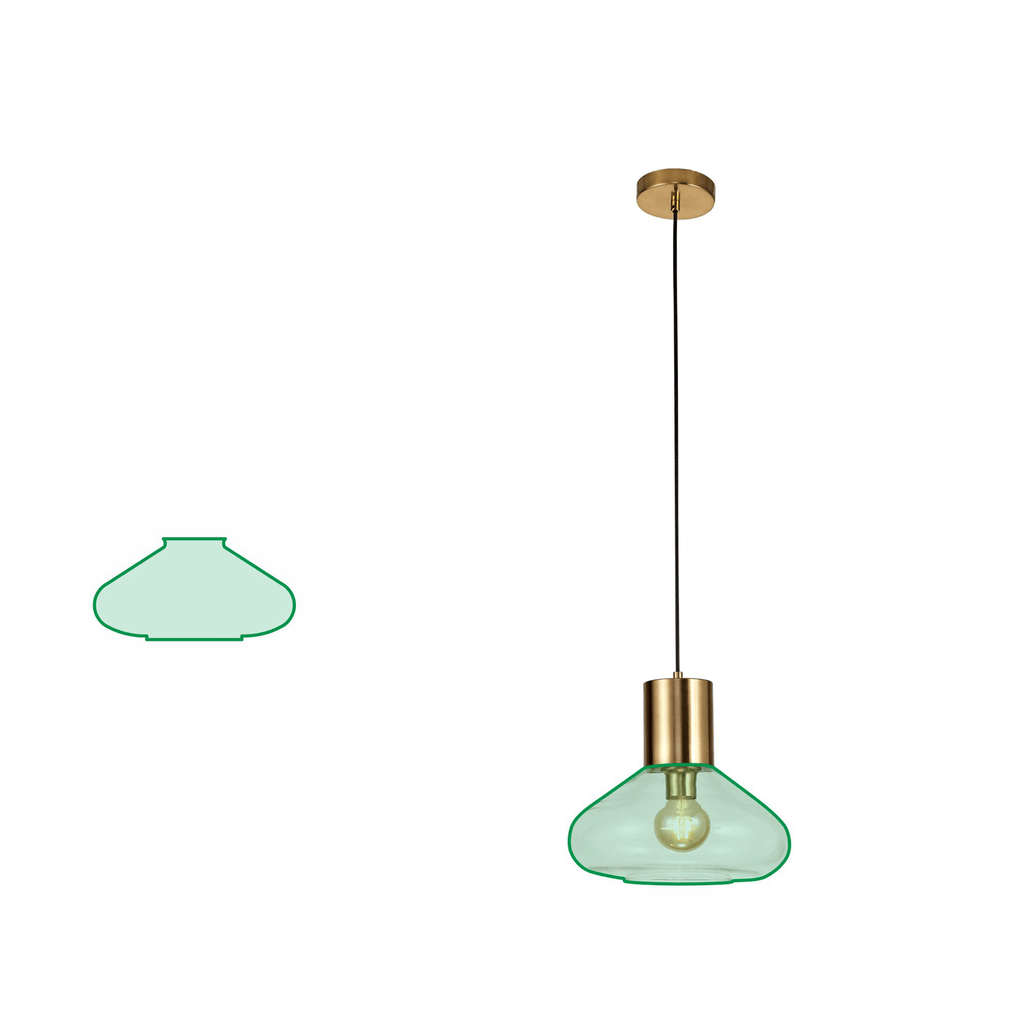 Luminosity Designs - Meld Coloured Glass Shades - Luminosity Designs Ltd